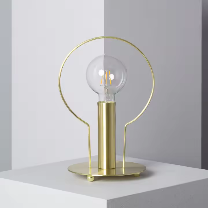 Ledkia Lámpara de Mesa Metal Otos Dorado - 1