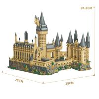 Bloques De Construcción MOC Castillo De Magia Escuela De Brujería Torre Del Reloj Escenario Educativo Para Niños Juguete De Montaje De Bloques Micro Modelo Regalo - details 7