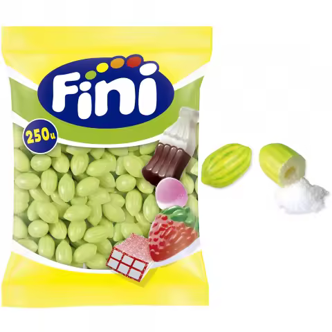 Caramelos de goma Fini bolsa Melones chicle con pica 250u. No contiene gluten. - 1