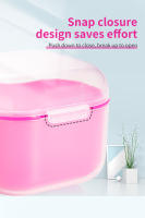 Caja De Almacenamiento Para Uñas LUSLUKING Doble Capa De Filtro Cuadrada Para Bricolaje En Herramientas De Manicura Contenedor De Limpieza De Cepillo De Uñas - details 2