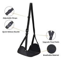 Soporte De Pie De Avión Con Correa Ajustable Hamaca Portátil Accesorios De Viaje Perfectos Para Relajarse En El Transporte - details 4
