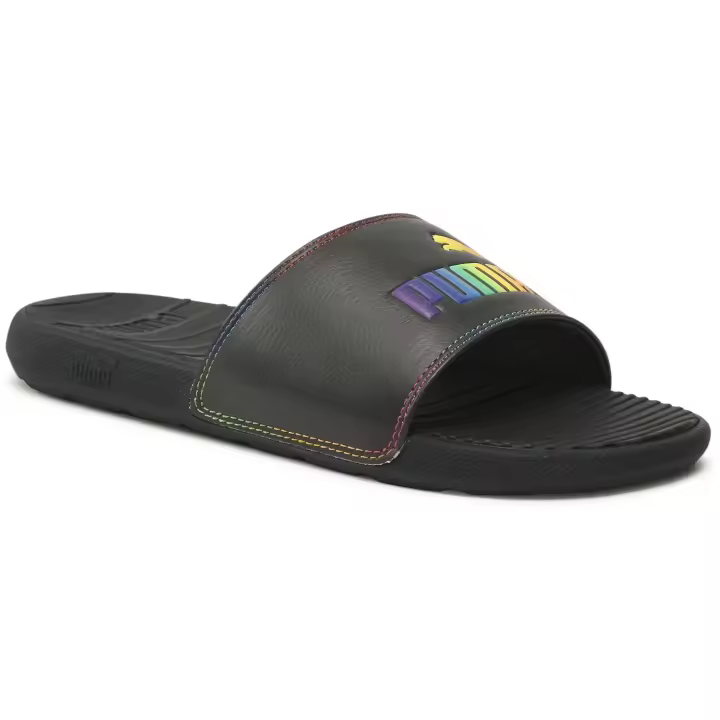 Sandalias Puma Cool Cat Rainbow Hues para hombre en color negro - 1