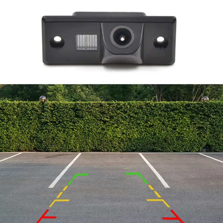 Cámara Trasera De Coche HD Impermeable Con Visión Nocturna Para Volkswagen SKODA FABIA SANTANA POLO(3C) TIGUAN TOUAREG PASSAT Cable De Video De 10M Lente De Vidrio Y Plástico - 1