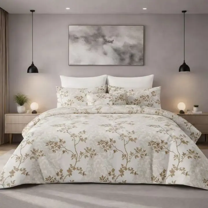 Colcha decorativa, con tres cojines relleno incluido,edredones cama edredon bouti calidad superior,Cómodo y duradero vale para Cama135/150cm Tamaño 250x260cm - 1