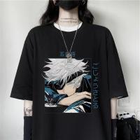 Camiseta Jujutsu Kaisen Anime Gojo Satoru Para Mujer Estilo Casual Verano Manga Corta Deporte Y Running Top De Algodón Y Poliéster - details 1