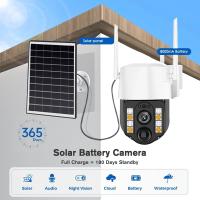 Cámara De Seguridad Solar Exterior IP 5MP HD Visión Nocturna 4G SIM WiFi Monitoreo Remoto Para El Hogar Cámara De Vigilancia De Video Wireless - details 0