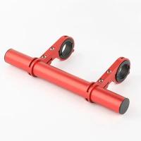 Soporte Multifuncional De Bicicleta De Aluminio 20cm Doble Marco Extensión De Manillar Equipamiento De Ciclismo Luz Código Tabla - details 7