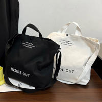 Bolso De Hombro Para Mujer De Lona De Alta Calidad 2023 Bolsa De Compras Estudiantes Bolso De Libros De Algodón Gran Tote Para Niñas Monedero - details 15