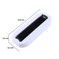 Cepillo Para Polvo De Alfombra Cepillo Para Mesa De Lado Plástico Cepillo Para Pelos De Mascotas Y Polvo Adhesivo Para Limpieza Del Hogar - details 1