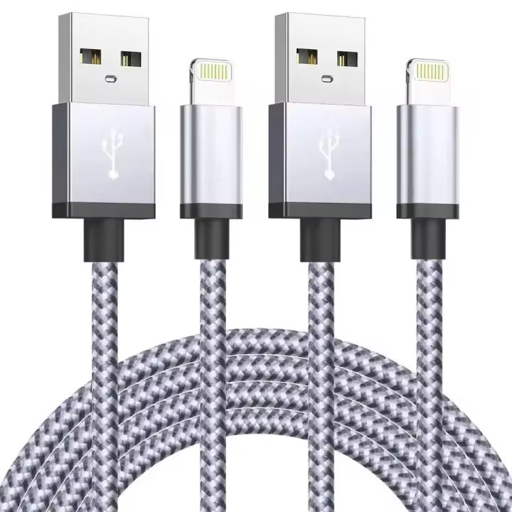 2 uds Cable USB de carga rápida Ultra largo Cable de datos del cargador USB Cable trenzado - 1