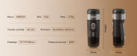 HIBREW H4A - Cafetera Portátil DC12V, 3 en 1 Maquina Espresso para Cápsulas de Café Perfecta para Coche y Camping, Compatible con Cápsula Nes* Original, DG*, Café Molido(Premium, negro) - details 5