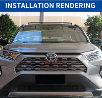 Cámara Frontal Para Coche AHD Para Toyota RAV4 XA50 2020 2021 Visión Nocturna Impermeable Lente Fisheye Grille Cámara 170° ABS Cable De Video 6M - details 5