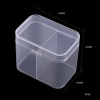 Organizador De Uñas Plástico Transparente Contenedor Para Algodón De Limpieza Y Remover Accesorios De Maquillaje Caja De Herramientas - details 5