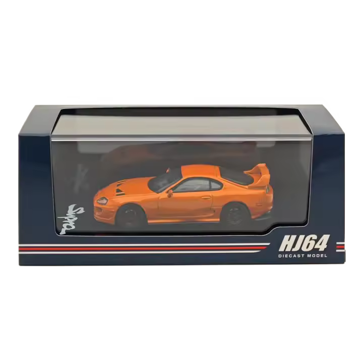 Coche De Colección a Escala 1/64 Hobby Japan SUPRA (JZA80) Versión Personalizada JDM Modelo De Metal Juguetes Y Regalos Para Adultos - 1