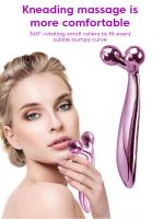 Masajeador Facial Manual De 3D Roller Y-Shaped Reductor De Arrugas Y Levantador De Pecho Herramienta De Masaje Corporal Para Relajación - details 4