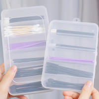 Caja Organizadora De Maquillaje Transparente Con Cubierta Para Extensión De Pestañas Rectangular Vertical 5/6 Cuadrícula Herramienta De Almacenamiento Con Portador De Pegamento Y Aretes - details 2