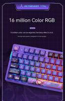 Teclado Mecánico VGN V87 Con Intercambio Caliente En Tres Modos Teclado De Juego RGB Dinámico Con Gatillos PBT Ergonómico Para Gamer Win Mac Oficina - details 21