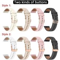 Correa De Reloj De Cuero Genuino 20mm Para Garmin Venu 2 plus SQ Vivoactive 3 3t Vivomove HR Reemplazo De Pulsera Para Reloj Inteligente - details 2