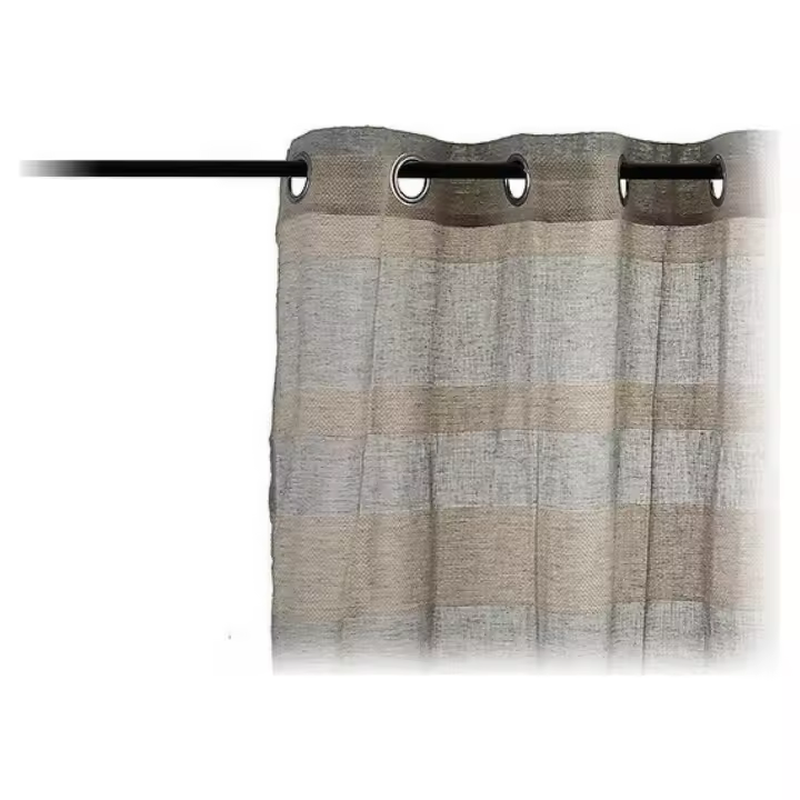 Cortinas 140 x 0,1 x 260 cm Gris Beige - 1