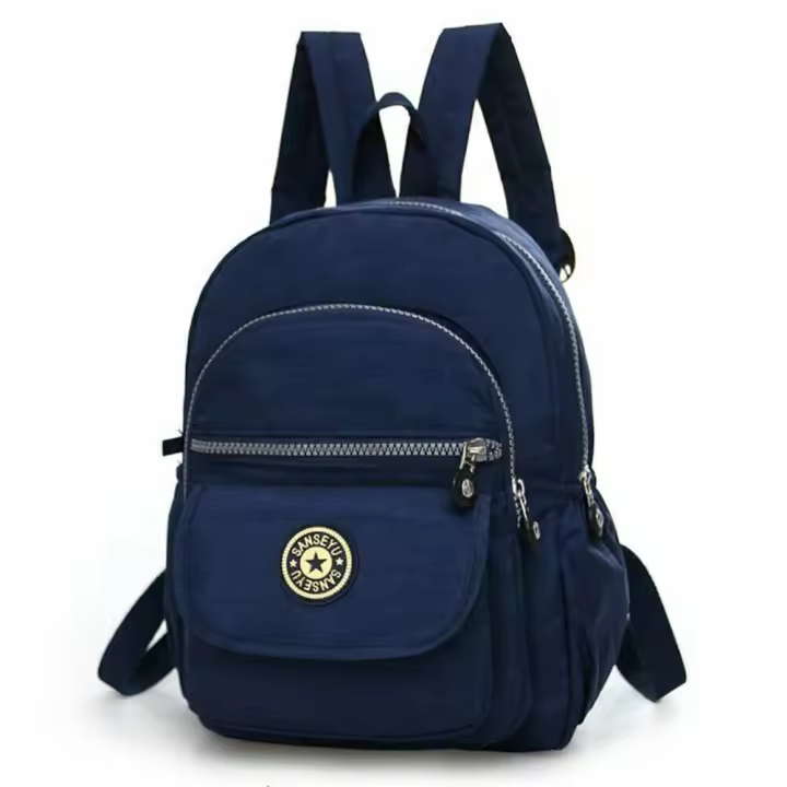 Mochila Mini De Nylon Para Mujer Bolsa De Hombro Small Rucksack Para Viajes Al Aire Libre Bolsa De Mano Con Correa Ajustable - 1