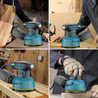 300W Electric Sander Machine Random Orbital Polisher 110V&220V Variable Speed Sander with 125mm Sandpaper Car Polishing Machine - details 6