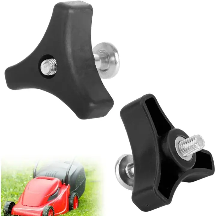 Perno de repuesto para cortacésped, mango universal para cortacésped, mango triangular para cortacésped de 2 piezas - 1