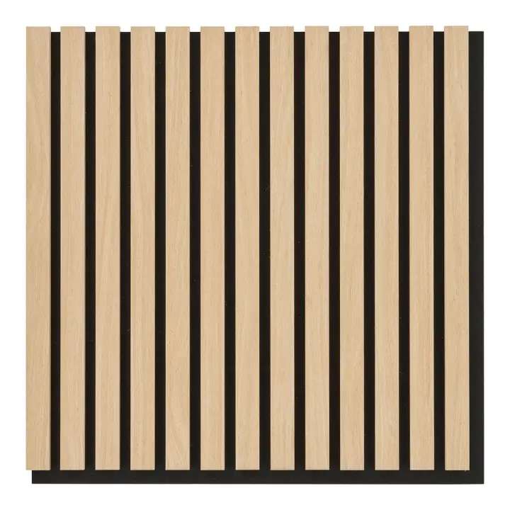 Panel Acústico Moody, MDF, Marrón, 52x2,2x52 cm - 1
