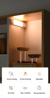 Luz Nocturna LED Con Sensor De Movimiento Wireless USB Para Armario De Cocina Y Dormitorio Luz De Noche Para Armario De Gabinete Sensor LED - details 1