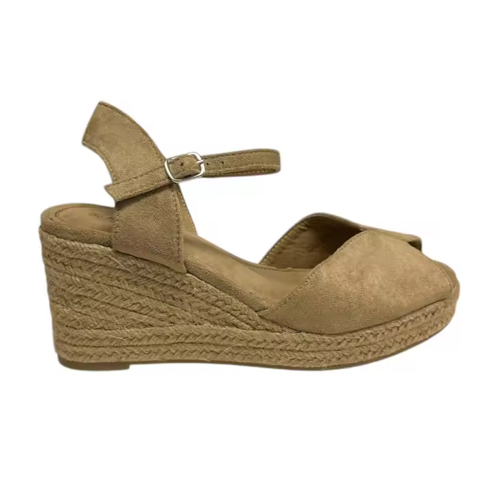 Sandalia Cuña Uñera Camel - 1