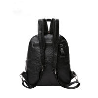 Mochila De Piel PU Para Mujer Pequeña Y Ligeramente Capaz Estilo Casual Con Cierre De Cremallera Mochila De Hombro Para Niñas Y Estudiantes - details 4
