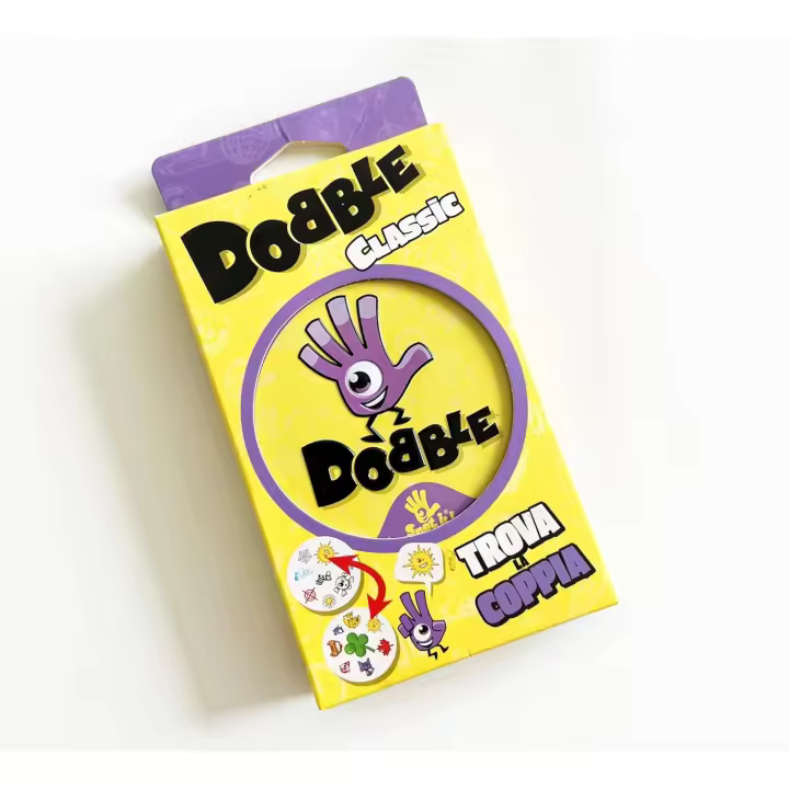 Asmodee: Dobble Classic Blister Eco, Juego de Cartas Divertido para Toda la Familia, 5 Mini Juegos, 2-8 Jugadores, a Partir de 6 años - 1