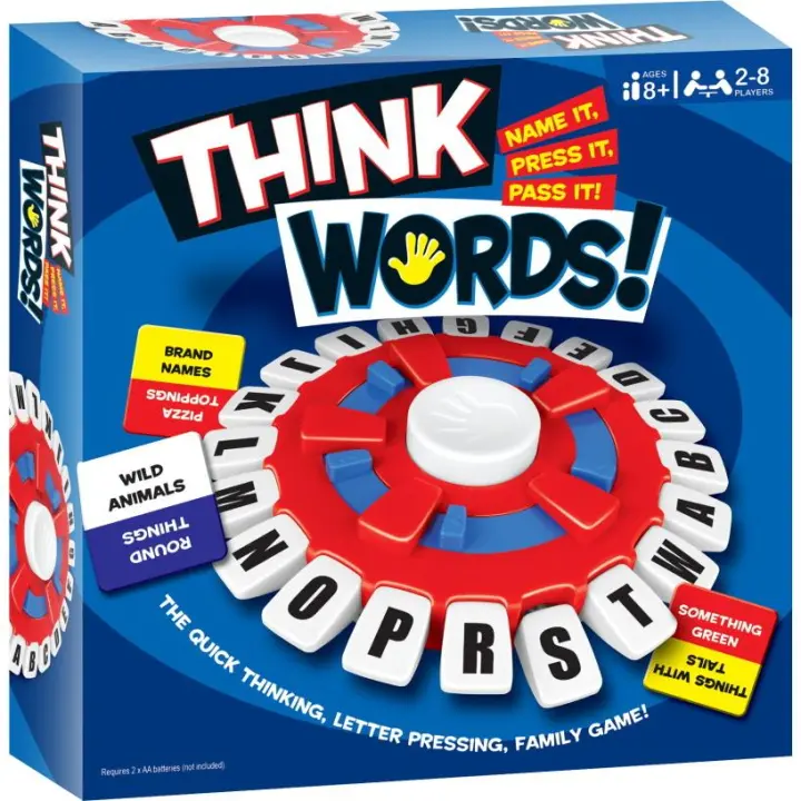 Juego de Mesa Interactivo-Diversión de Vocabulario de Pacita rápido para más de 14 años - Material de PVC duradero - Perfecto para reuniónes familiares, días festivos y regalos de regalos - 1
