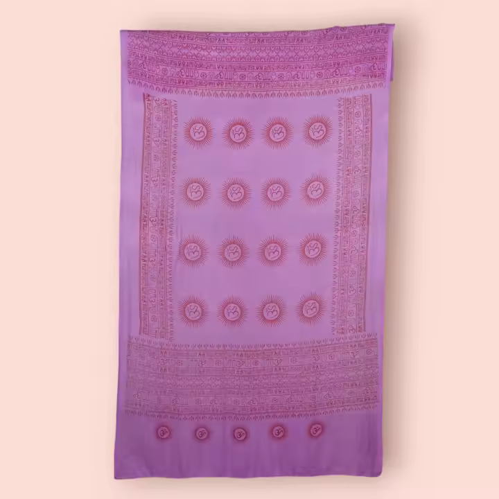 Ethnikulture Pareo Om étnico indio, Pareo para mujer para verano y playa, Pareo, pañuelo o foulard, Pareo de verano para mujer, combinar con bikinis y bañadores - 1