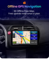 AWESAFE inalámbrico CarPlay Android Auto Radio para Honda Civic Hatchback 2005 2006 2007-2011 coche reproductor multimedia GPS 2 din autoradio volante controles RDS Bluetooth - details 11