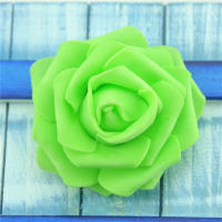 50pcs Rosas Blancas De Esponja PE Artificiales De 6cm Para Decoración De Casamiento Y Manualidades DIY Flores Falsas Para Hogar - details 9