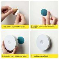 Luces Noturnas Inteligentes Con Sensor De Movimiento LED Para Armario Carga USB Iluminación Automática Magnética Sin Cables - details 4