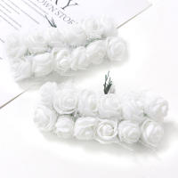 12/36/60Pcs Bouquet De Flores Artificiales Rosa Para Decoración De Hogar Y DIY Accesorios De Boda Decoración De Habitaciones Regalos Para Aniversarios Y Fiesta De Bienvenida - details 10
