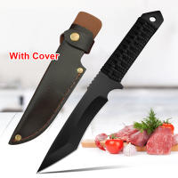 Cuchillo De Cocina Multipropósito Acero Inoxidable Mango De Cuerda BBQ Cuchillo De Carne Y Pescado Para Preparación De Alimentos - details 0