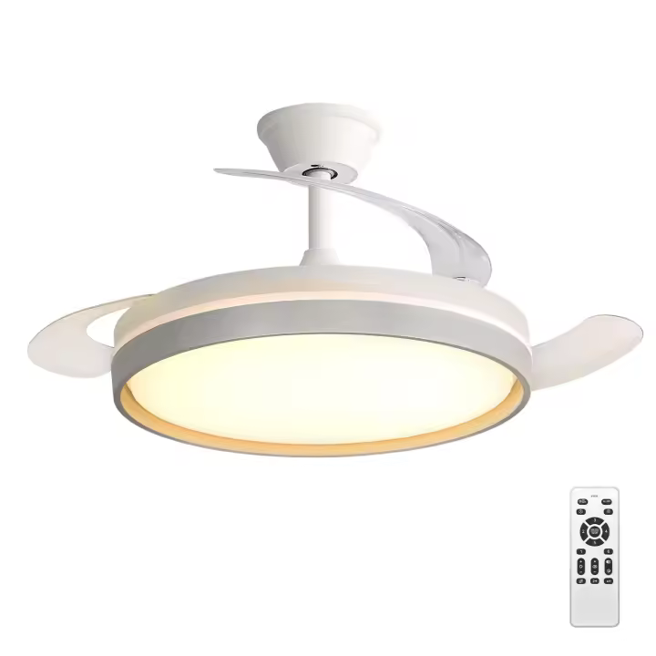 Ventilador de Techo LED Silencioso: Motor Reversible, 6 Velocidades, Control Remoto | Miravia Premium - 1