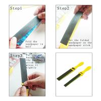 PHYHOO Kit De Lijadora Manual Con Papel De Lijar Herramienta De Pulido Para Joyería Plástico Herramientas De Engrado - details 6