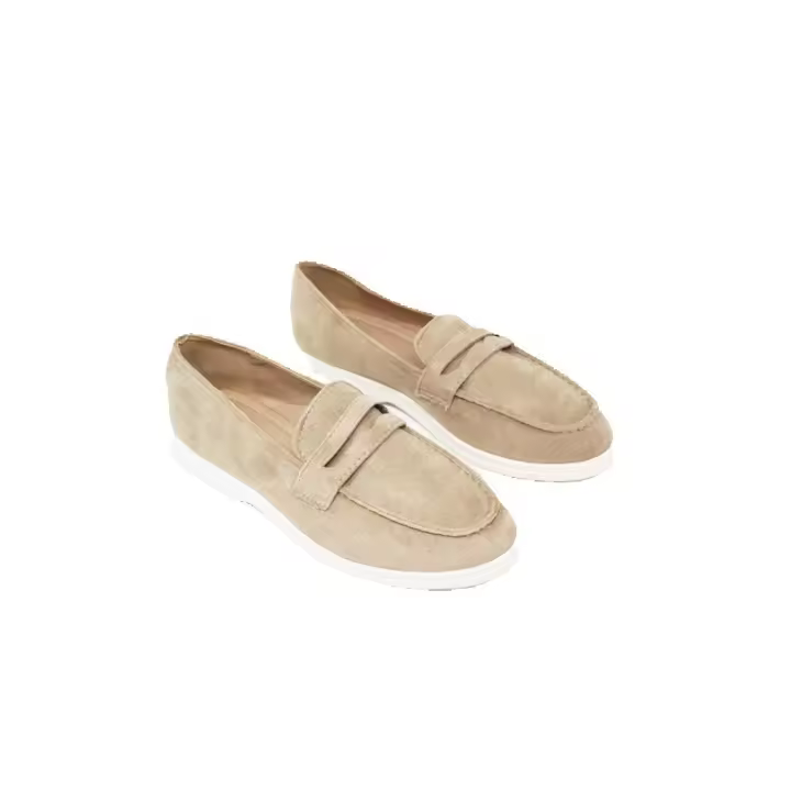 Mocasín Mujer NIKO AMORE Color Taupe – Forro de Serraje y Suela de Goma. - 1