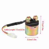 Relé De Arranque Eléctrico Para Motocicleta Con Cable De 17cm Piezas De Repuesto Para Honda TRX300/TRX350/TRX90/1988-2000 Metal + Plástico 6V - details 4