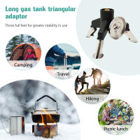 Adaptador De Tanque De Gas Para Estufa De Tripode Ultraligero Equipamiento De Camping Y Senderismo Con Three Legs - details 2