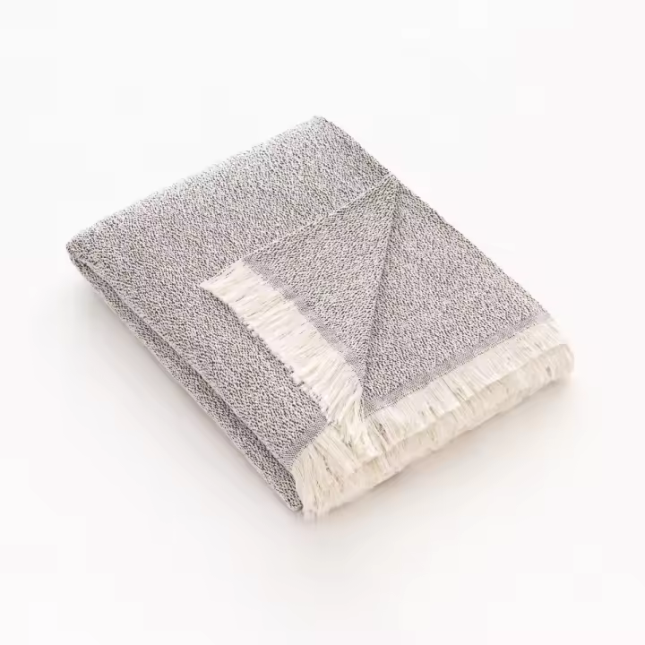 HIPERMANTA. Colcha Foulard multiusos ALGODÓN modelo JASPEADO. Medida: 230x260 cm. Tamaño para CAMA 135/150CM y SOFA DE 3 PLAZAS. Varios colores a elegir. Transpirable, resistente y suave. - 1