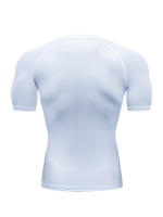 Camiseta De Compresión Para Hombre Con Estampado De Murciélago Secado Rápido Tejido De Poliéster Y Spandex Para Gimnasio Fitness Running Y Ejercicio Muscular Manga Corta Deporte Casual - details 3