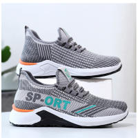 Zapatos deportivos casuales de suela blanda para hombre, zapatos individuales transpirables de malla tejida voladora, zapatos planos para correr - details 16