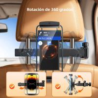 Soporte Ajustable Para Tableta De Coche Oatsbasf Con Respaldo En Asiento Trasero Rotación De 360° Para Teléfonos Móviles Y iPad De 4.7-13 Pulgadas - details 9