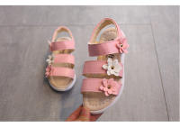 Sandalias De Verano Para Niñas Gladiador Con Flores Suaves Y Transpirables Zapatos De Playa Para Niños Cierre De Correa Antideslizantes Talla Verdadera - details 15