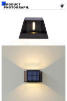 Lámpara De Pared Solar LED Impermeable 5W Ajustable Para Iluminación Hacia Arriba Y Abajo Decoración Para Porche Y Patio Material ABS - details 10