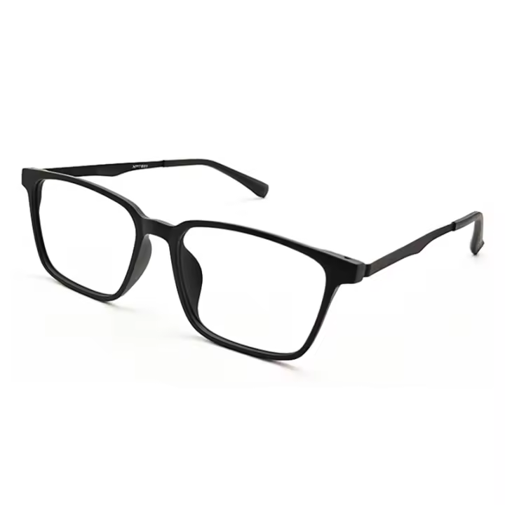 Gafas Antiglareante De Luz Azul Ultraligera Y Cómodas TR90 Para Hombre Y Mujer Marco Cuadrado Retro De Negocios Ópticas Unisex - 1